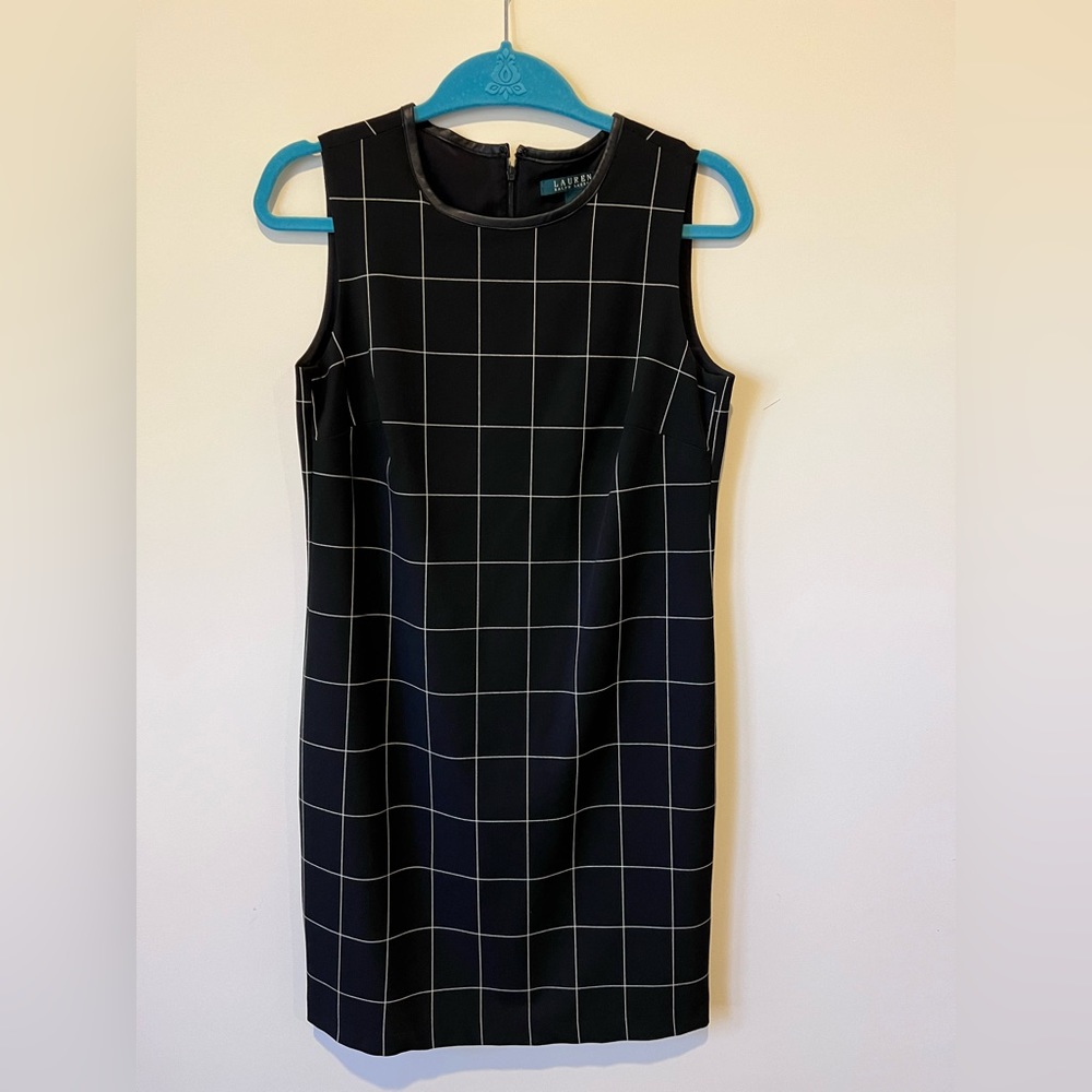 Ralph Lauren Black and White Checkered Dress